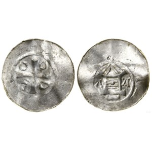 Allemagne, Saxe, denier type OAP, (983-1002)
