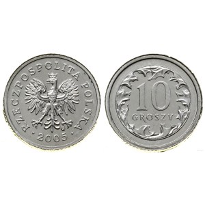Poland, 10 grosz, 2005, Warsaw
