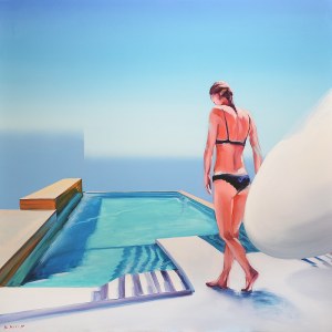 Rafał Knop, Madame Sofi AE 02 z cyklu Swimming Pool, 2019