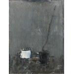 Jacek SIENICKI (1928-2000), Martwa natura z białym garnkiem