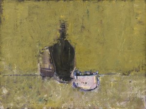 Jacek SIENICKI (1928-2000), Martwa natura na zielonym tle