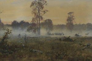 Julian FAŁAT (1853-1929), Rykowisko, 1892
