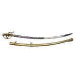 Saber wz. AN-IX, in a scabbard, so called "gold", of a senior officer of Napoleon Bonaparte