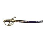 Saber wz. AN-IX, in a scabbard, so called "gold", of a senior officer of Napoleon Bonaparte