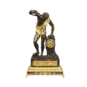 Horloge figurine Faune dansant