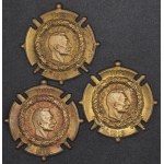Serbia. 1918 3 World War I Medals In Bronze Peter I