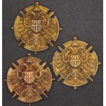 Serbia. 1918 3 World War I Medals In Bronze Peter I
