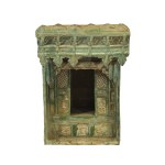 Glazed ceramic temple, China, Glazed ceramic temple, China