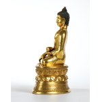 Gilded bronze Buddha figure, Gilded bronze Buddha figure