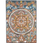 Thangka on silk, Tibet, Thangka on silk, Tibet