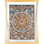 Thangka on silk, Tibet, Thangka on silk, Tibet