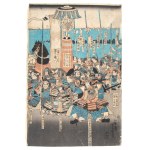 Woodcut by Utagawa Kuniyoshi, Japan, Woodcut by Utagawa Kuniyoshi, Japan