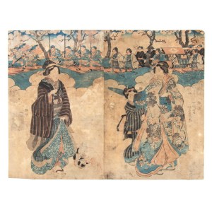 Woodcut by Utagawa Kunisada, Japan, Woodcut by Utagawa Kunisada, Japan
