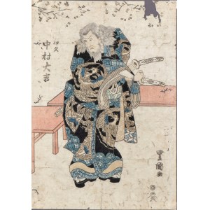 Woodcut by Utagawa Toyokuni, Japan, Woodcut by Utagawa Toyokuni, Japan