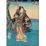 Woodcut by Utagawa Kunisada, Japan, Woodcut by Utagawa Kunisada, Japan