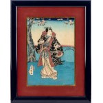Woodcut by Utagawa Kunisada, Japan, Woodcut by Utagawa Kunisada, Japan