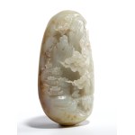 Fine white jade carving, China, Fine white jade carving, China