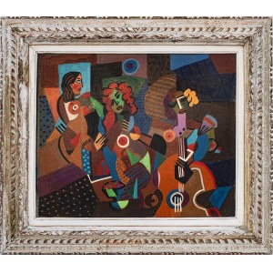 Jozef Popczyk, Orchestra, 1940s-50s.