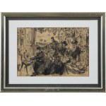 Antoni Uniechowski, Scene from the Shtetl