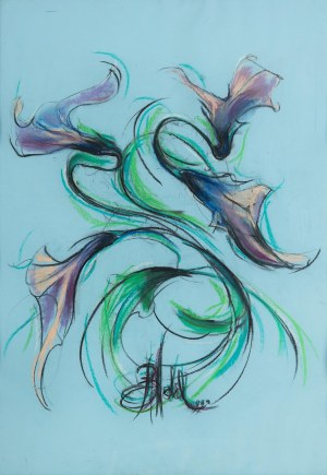 Bozena Wahl, Kwiaty, 1999