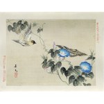 Matsumura Keibun (1779 - 1843, Kioto), Ptaki i powój, wyd. Aoki Kôsaburô, Japonia/Osaka, 1892