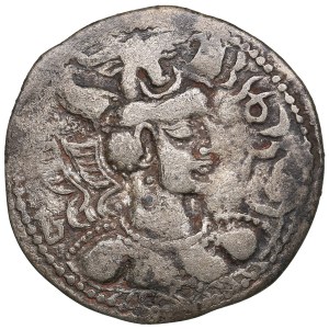 Nezak Huns, BI drachma ND (asi 490-560) - Anonymný Nezak Malka