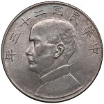 China, Republic 1 Yuan / Dollar 1934