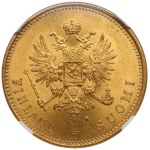 Finland / Russia (Helsingfors mint) 20 Markkaa 1879 S - Alexander II (1855-1881) - NGC MS 64