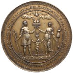 Polish-Lithuanian Commonwealth (Gdańsk / Danzig) Silver (Gilted) Medal ND (ca. 1637) - Wedding Medal - Władysław IV Vasa