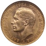 Yugoslavia, Kingdom of Serbs, Croats and Slovenes (Paris mint) 20 Dinara 1925 - Alexander I (1921-1929) - NGC MS 63