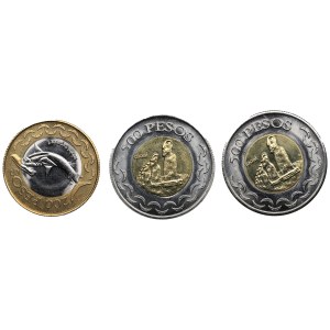 Group of coins: Chile, Easter Island (3)