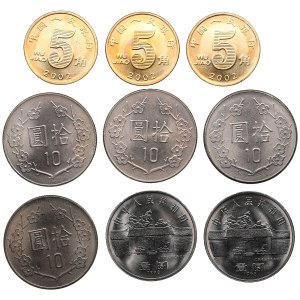 Group of coins: China (9)