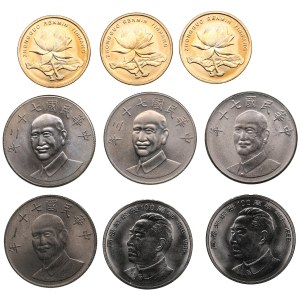 Group of coins: China (9)