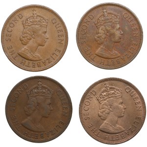 Gruppe von Münzen: Zypern (4)