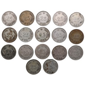 Group of coins: Denmark Silver 25 Öre (17)