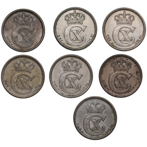 Group of coins: Denmark 10 Öre (7)