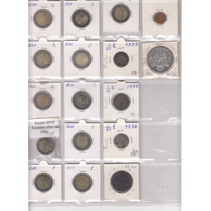 Group of coins: Finland, Sweden, Estonia (38)