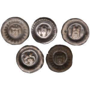 Group of coins: Germany, Hamburg Hohlpfennig ND (5)
