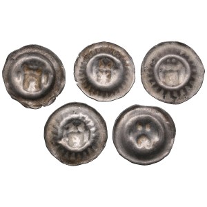 Group of coins: Germany, Hamburg Hohlpfennig ND (5)