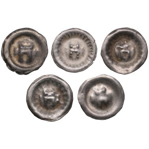 Group of coins: Germany, Hamburg Hohlpfennig ND (5)