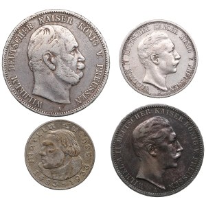 Group of coins: Germany - Empire, Third Reich (4)