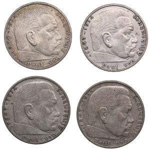 Gruppo di monete: Germania, Terzo Reich (4)