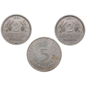 Gruppe von Münzen: Deutschland (3)