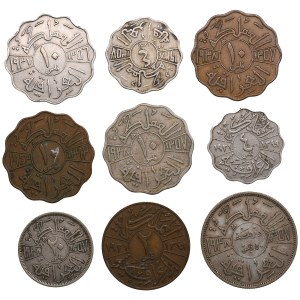 Gruppo di monete: Iraq, Regno Hashemita (9)