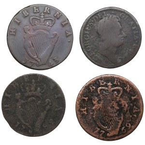 Group of coins: Ireland (4)