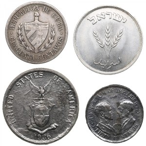 Group of coins: Cuba, Israel, Philippines (4)