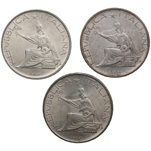 Group of coins: Italy 500 Lire 1961 (3)