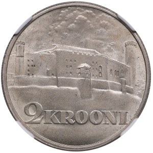 Estonia 2 Krooni 1930 - Toompea - NGC MS 63