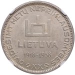 Lithuania 10 Litu 1938 - NGC UNC DETAILS
