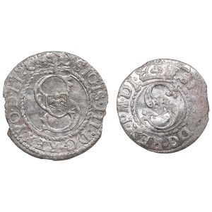 Group of coins: Riga under Polish rule Schilling / Solidus (2)
